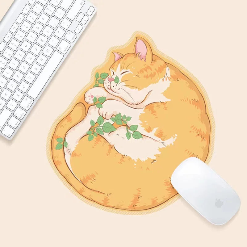 Cute Small Mouse Pad Anti-slip Waterproof Gaming Mousepad Computer Office Keyboard Mice Mat Cartoon Rubber Desk Accessories