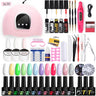 LILYCUTE Manicure Set For Quick Nail Extensions Gel Nail Polish With UV LED Nail Lamp Electric Nail Drill All For Nail Gel Tools