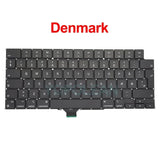 New A2442 A2485 Keyboard Macbook Pro 14" 16" M1 Pro/Max US UK French Germany Italy Korean Russian Replacement Keyboard 2021