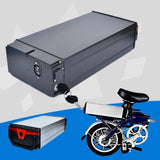 Electric Bike Battery Box Ebike 1865/21700 Large Capacity Holder Case Aluminum Alloy Lithium Battery Shelf Case E-bike Parts