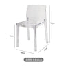 Nordic Acrylic Transparent Bar Chairs Modern Backrest Household Design Bar Chairs High Stools Muebles Household Items WZ50BC