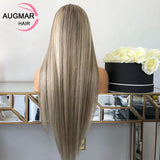 13x4 Ash Blonde Lace Front Human Hair Wigs 13x6 Straight Lace Front Wig Glueless Brown Highlight Wig Human Hair Lace Frontal Wig