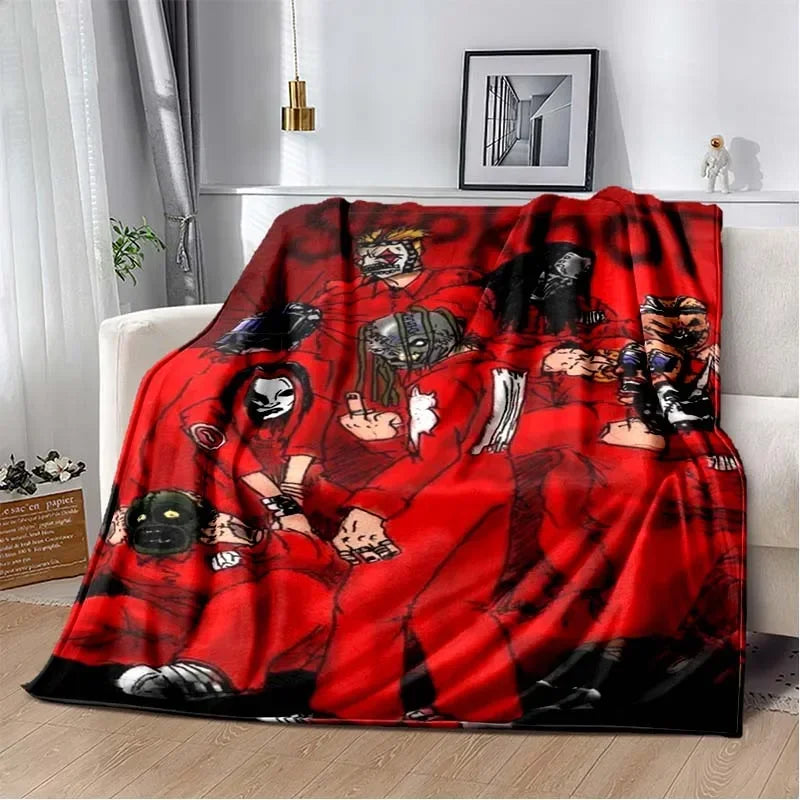 3D S-SLIPKNOT Band Printed Blanket  Fashion Soft Cozy Living room Bedroom Sofa Bed Travel Blanket Child Birthday Gift