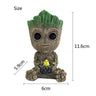 Cute Tree Man Figurine Aquarium Decoration With Air Bubble Driftwood Statue Multifunction  Fish Tank Background Ornament Shelter