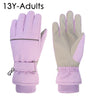 High Quality Kids Ski Gloves Winter Snowboard Snow Children Glove for Boys Girl Waterproof Thicken Mittens Keep Finger Warm 2023