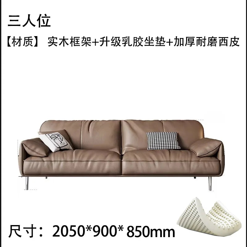 Minimalist Office Sofa Italian Leatherette Booth Seating Business Couches American Cinema Sofa Moderno Lujo Theater Furniture