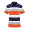 2023 New Summer Men Classic Striped Polo Mens Cotton Short-Sleeved Embroidered Business Casual Hot Polo Shirt Male Dropshipping