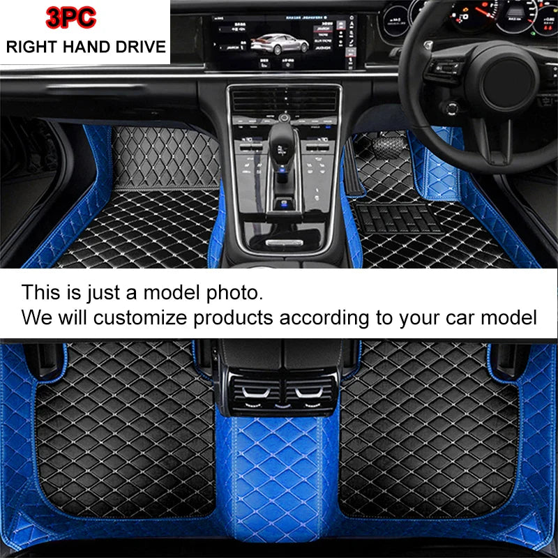 Car Floor Mats For Toyota RAV4 RAV 4 Suzuki Across XA50 2019 2020 2021 2022 2023 Carpet Luxury Leather Mat Car Accessories Rugs