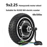 48v500w 9x2.25Suitable for KUGOO M4Electric Scooter Solid TireOff-road Motor Rear Wheel Honeycomb Shock Absorption and Anti Slip