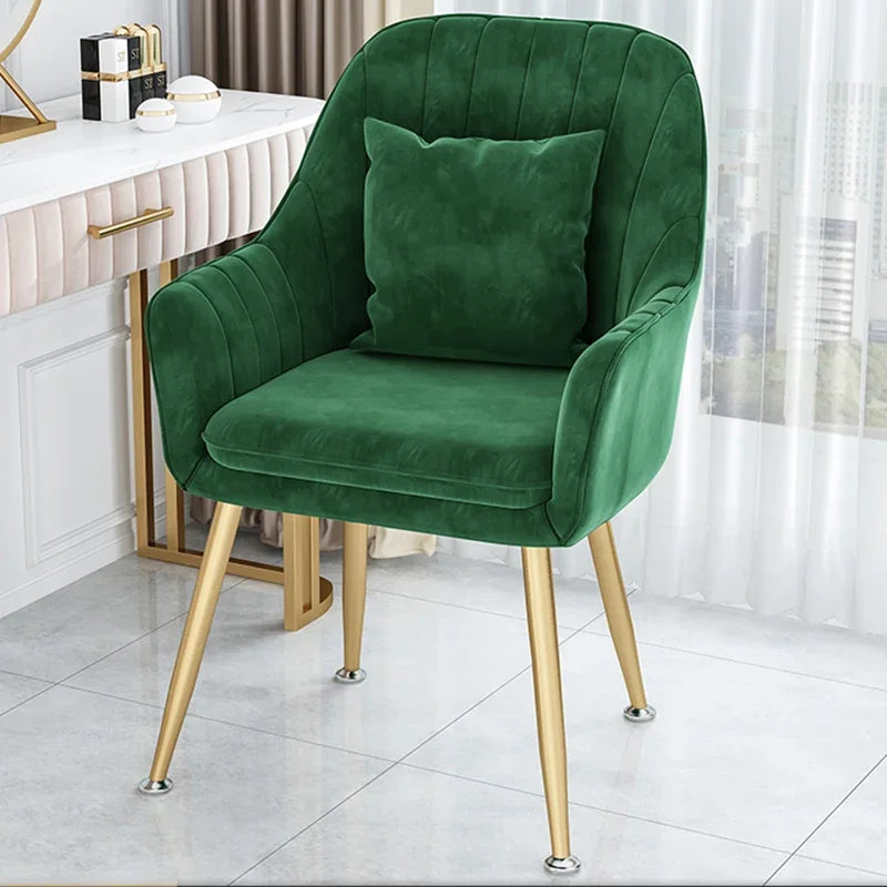 Lounge Accent Chair Salon Vanity Bedroom Floor Modern Living Room Chair Theater Kitchen Party Hotel Cadeira Restaurant Furiture