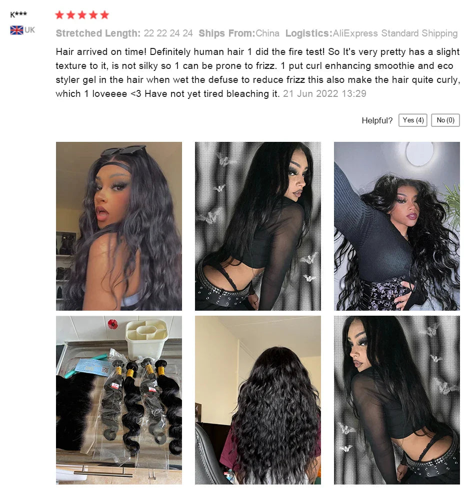 Body Wave Human Hair 3 Bundles With 4x4 5x5 Transparent Lace Closure 100% Human Hair 13x4 Frontal With Bundles tissage bresilien