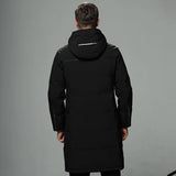 Men Long Duck Down Coats New Winter Hooded Casual Down Jackets High Quality Male Outdoor Windproof Warm Jackets Mens Clothing