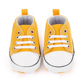 Baby Canvas Classic Sports Sneakers Newborn Baby Boys Girls Print Star First Walkers Shoes Infant Toddler Anti-slip Baby Shoes