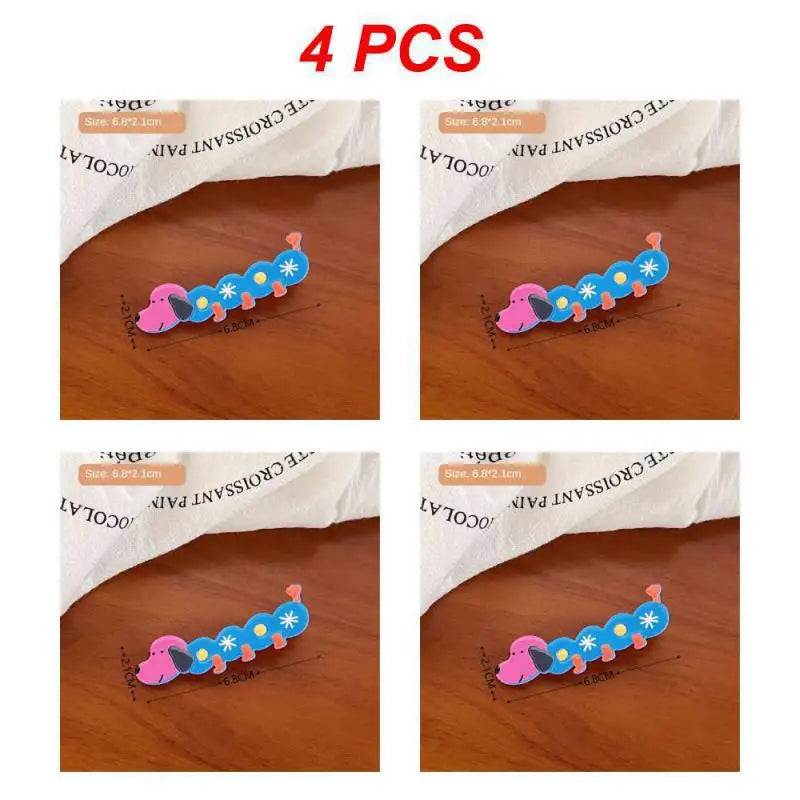 1~5PCS Side Clip Eye-catching Wild Popular Lovely Fashionable Unique Puppy-shaped Hairpin Little Girl Hair Accessories Hairpin