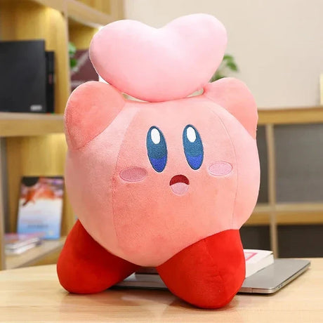 Anime Star Kirbyed Plush Toys Soft Stuffed Animal Doll Fluffy Pink Plush Doll Pillow Room Decoration Toys For Children's Gift