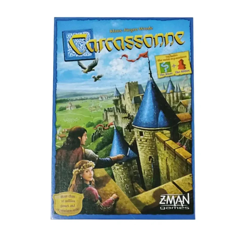 Carcassonne Winter Edition Board Game 2-5 Players For Family/Party/Gift Best Gift Funny Tile-placement Game Board game