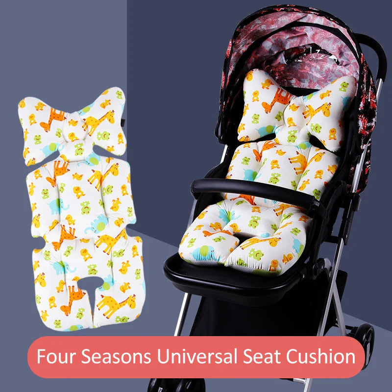 Baby Stroller Liner Baby Car Seat Cushion Cotton Seat Pad Infant Child Cart Mattress Mat Kids Carriage Pram Stroller Accessories