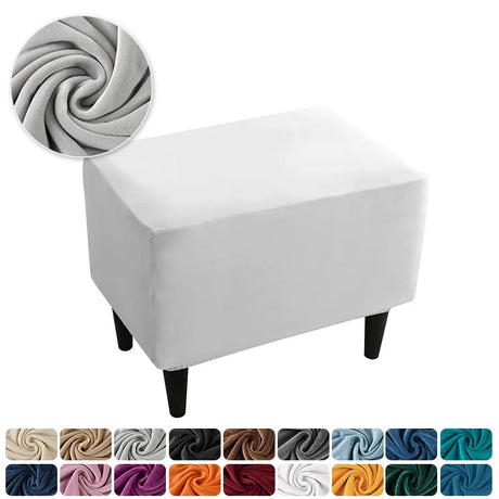 Velvet Wingback Chair Covers Stretch Wing Armchair Cover with Seat Cushion Cover Elastic Sofa Slipcovers Solid Color Sofa Covers