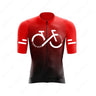 Cycling Jersey Set 2023 Summer Ropa Ciclismo Men's Bicycle Cycling Clothing Gradient Color Mountain Bike Jersey Sportswear Suit