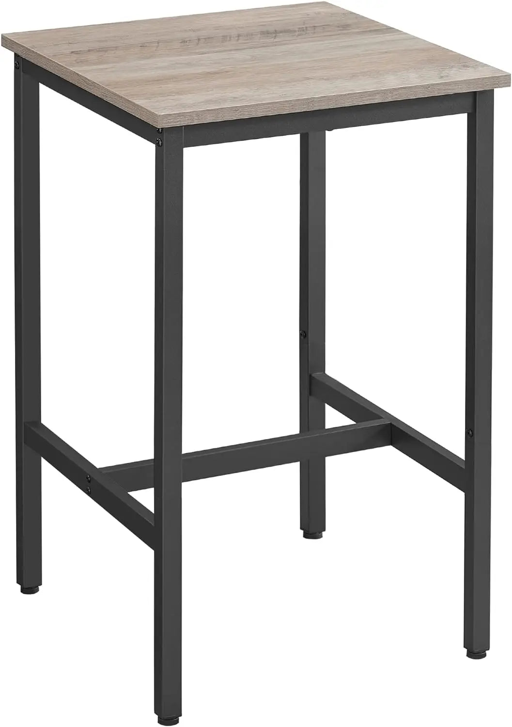 VASAGLE Bar Table, Small Kitchen Dining  High Top Pub  Height Cocktail Table for Living Room Party, Sturdy Metal