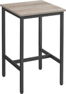 VASAGLE Bar Table, Small Kitchen Dining  High Top Pub  Height Cocktail Table for Living Room Party, Sturdy Metal