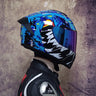 Full Face Racing Helmets Winter Warm Double Visor Motorcycle Helmet Motorbike Sports helmet