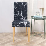 Printed Chair Cover Elastic Seat Chair Slipcovers Removable Washable Stretch Banquet Hotel Dining Room Arm Office Chair Cover