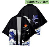 Plus Size XXS-6XL animal Print Loose Japanese Streetwear Cardigan Women Men Harajuku Haori Kimono Cosplay Top Shirts Yukata