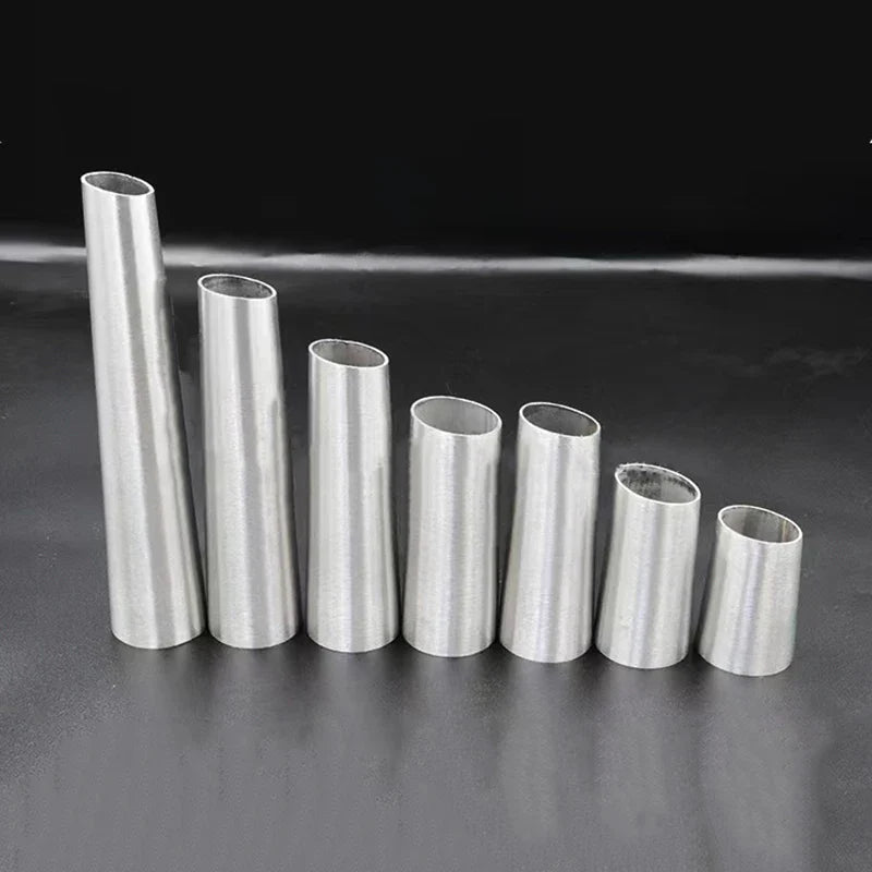 4pcs brushed Stainless Steel Leg Covers for Cabinet Tilt Metal Sofa Cups Leg Protecter Chair Leg Accessory