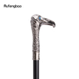 Eagle Head Luxury Small Diameter Tube Walking Stick with Hidden Plate Self Defense Fashion Cane Plate Cosplay Crosier Stick 93cm