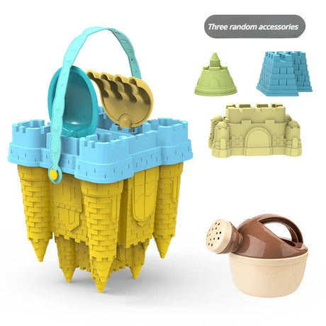 Beach Castle Bucket Play Sand Set Toys Sand Scoop Children Summer Toys Sand Toys Sand Box for Kids Outdoor Family Funny Gifts