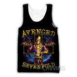 New Fashion Women/Men's 3D Print  Avenged Sevenfold  Rock Tank Tops Harajuku  Vest  Summer Undershirt Shirts Streetwear   V01