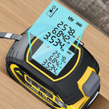 3In1 Laser Tape Measure Laser Rangefinder 60cm Accurate Digital Laser Tape Range Finder Measure Tool and 90 Degrees Laser Ievel