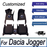 For Dacia Jogger RJI 2021 2022 2023 Car Floor Mats Leather Mat Covers Floors Tapete De Carro Car Accessories Interior Tapestry