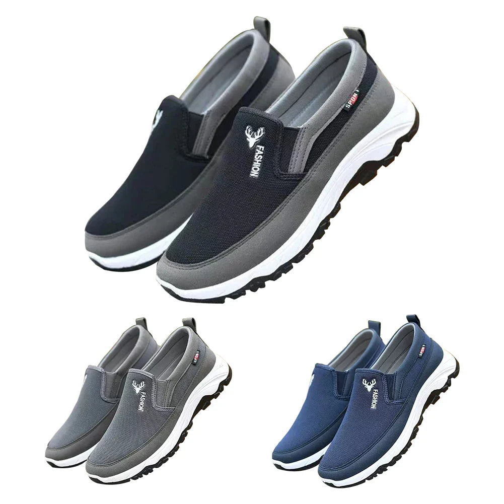 Men Penny Boat Shoes Sports Shoes Breathable Running Hiking Sneakers Flat Comfortable for Outdoor Activity Hiking Walking