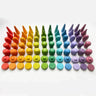 Large Wooden Rainbow Stacker Blocks Nordic Toys Loose Parts Play Wood Blocks Kids Peg Dolls Educational Toys for Children