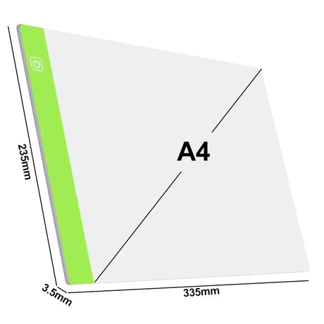 New A3/A4/A5 Three Level Dimmable Led Light Pad Drawing Board Pad Tracing Light Box Eye Protection Easier for Diamond Painting