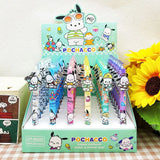 48 pcs/lot Creative Stitch Koala Press Gel Pen Cute 0.5mm Black Ink Neutral Pens Promotional Gift Office School Supplies