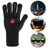 1Pc Fire Heat Glove Heat insulation Fire-resistant Glove Coal Stove Fireplaces Log Burner Stoves Safety Glove Hand Protection