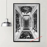 Modern Abstract Art Escher Surreal Geometric Artwork Posters Prints  Canvas Painting Wall Picture Art for Living Room Home Decor