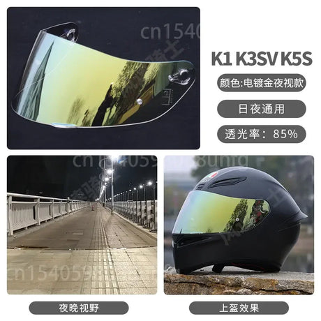 Motorcycle Helmet Visor for K1 K3SV K5 Moto Helmet Shield Accessories Motorcycle Anti-scratch Wind Shield