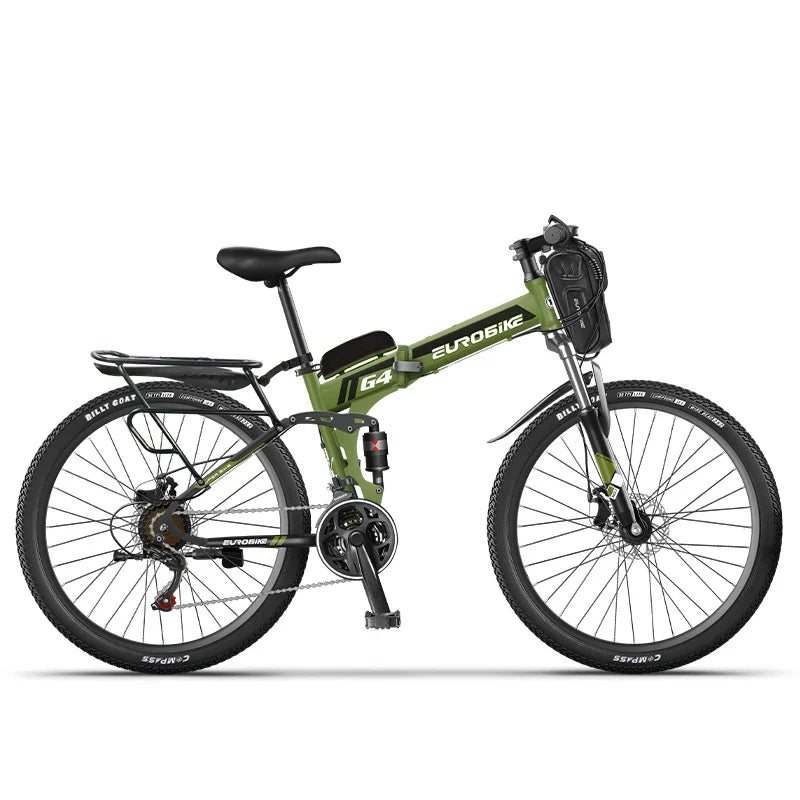 500W Electric Bike 12.8AH 23Mph Aluminum Alloy Ebike Highway City Beach Mountain E Bike Camping Folding Electric Bicycle 26Inch