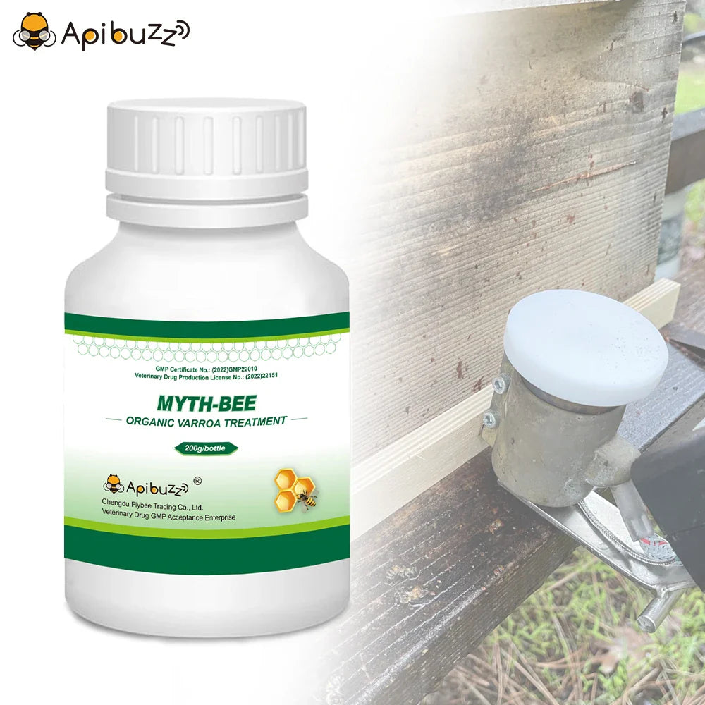 MYTH-BEE 200g,Oxalic Acid for Bees,Organic Varroa Mite Treatment,Beekeeping Supply,Beehive Mite Treatment