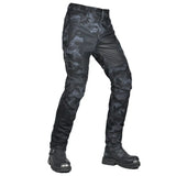 Loong Biker Motorcycle Riding Pants Summer Motocross Super Fit Slim Protection Jeans Mesh Breathable Casual Camouflage Trousers