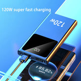 Xiaomi 200000mAh Power Bank Super Large Capacity 120w Super Fast Charging Portable External Battery Mobile Phone Accessories