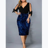 Big Size Clothing 2023 New Summer Loose Woman Slim Dress Sexy V Neck Personalized Sequin Design Plus Size Dress Party Vestidos