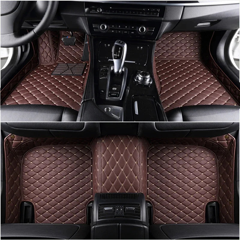 Custom Car Floor Mats for Mercedes Benz C Class W203 2004-2007 W204 W205 W206 2023 Years Interior Details Car Accessories Carpet