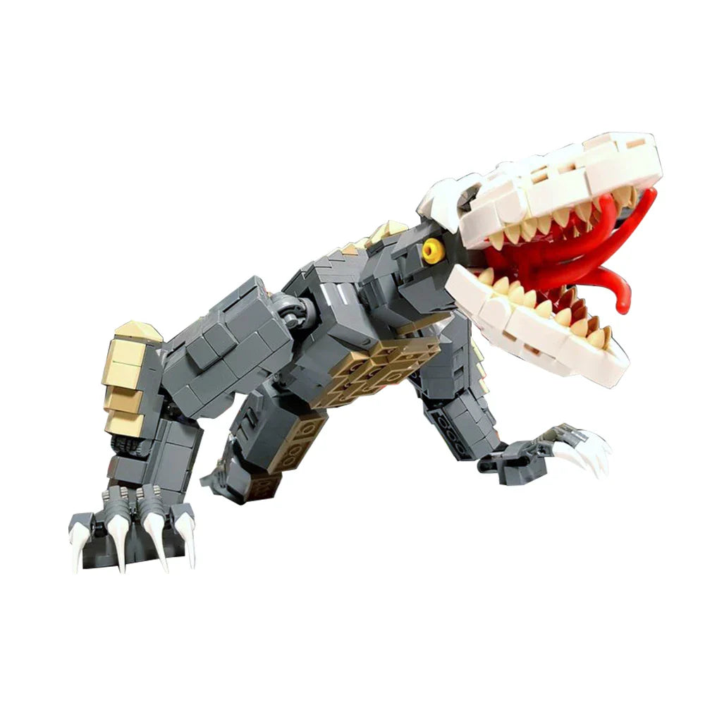 632PCS MOC Movie Kaiju Skull Crawler Model Soft Building Blocks Monster Kong Skull Island For Kid Birthday Educational Toys