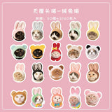 40 Pcs Cute Cat Stickers Kawaii Kitty Sticker Waterproof Cats Vinyl Decals Funny Kitten Decor For Decorations Scrapbook Journal