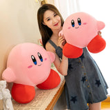 Anime Star Kirbyed Plush Toys Soft Stuffed Animal Doll Fluffy Pink Plush Doll Pillow Room Decoration Toys For Children's Gift